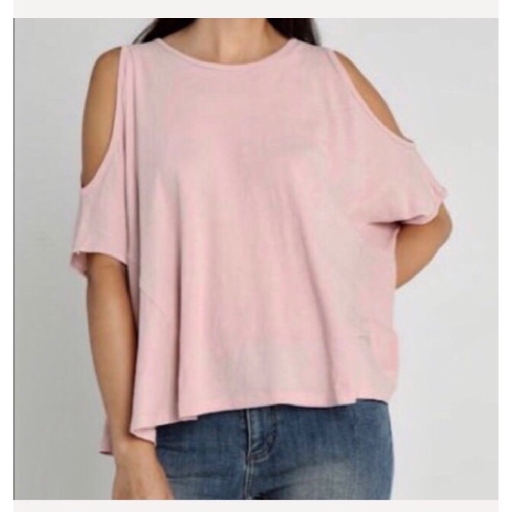 All Saints Oversized Cold Shoulder Top Size Medium